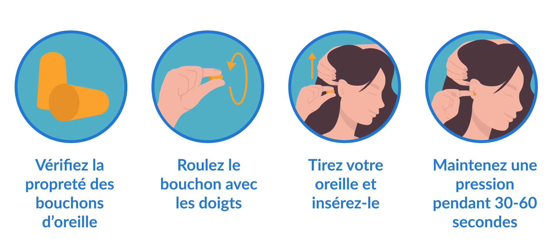 comment bien mettre des boules quies mousse